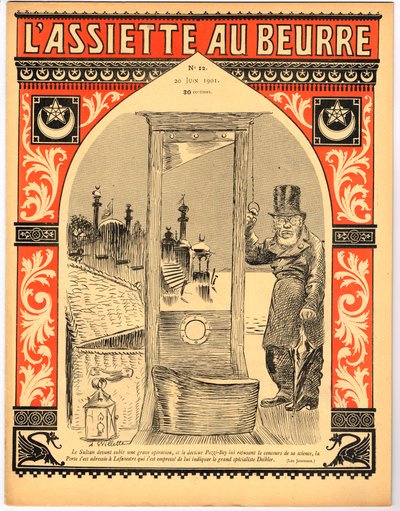 Obálka „“ The Butter Mish “, Satirical in Colors od Adolphe Leon Willette