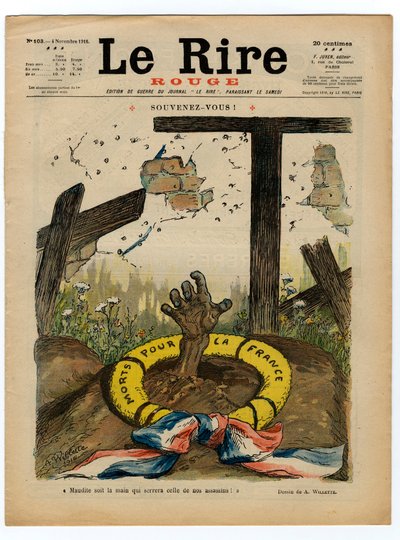 Obálka „“The Red Laughter“, Satirical in Colors od Adolphe Leon Willette