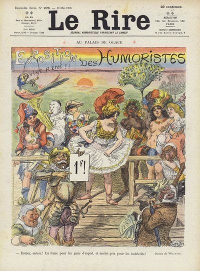 Ilustrace pro Le Rire od Adolphe Leon Willette