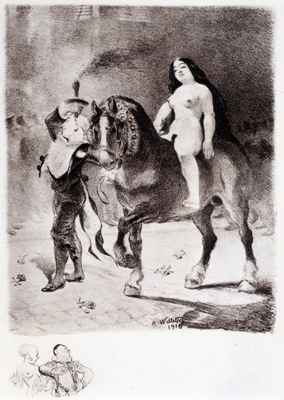 Pride - kresba Willette od Adolphe Leon Willette