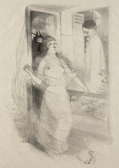 Pierrot od Adolphe Léon Willett