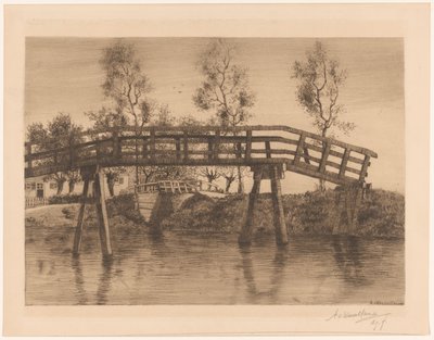 Most Most (II) (název na objektu) od Adolphe P.H J. van Weezel Errens (signed by artist)