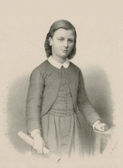 Portrét skladatele Raoula Pugna 1852-1914, c. 1870. od Adolphe Pincon