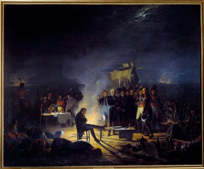 Bivak Napoleona I. na bojišti u Wagramu (5.–6 od Adolphe Roehn