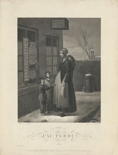 Ztratil jsem!, 1824 od Adolphe Roehn