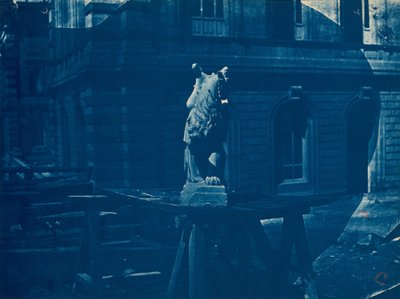 Socha gryfa na staveništi v Marseille (Socha gryfa na staveništi v Marseille) od Adolphe Terris