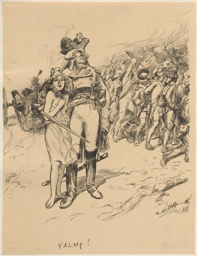 Valmy, 1899. od Adolphe Leon Willette