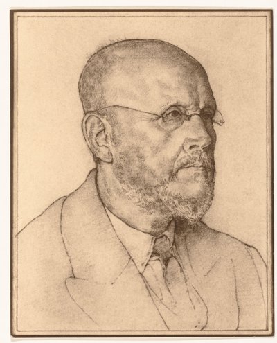 Fotoreprodukce portrétu muže od Han van der Kop od Adriaan Bijl
