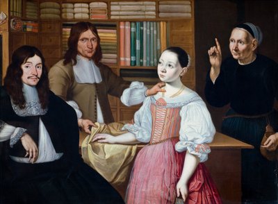 V Draperově obchodě od Adriaan Bloemaert