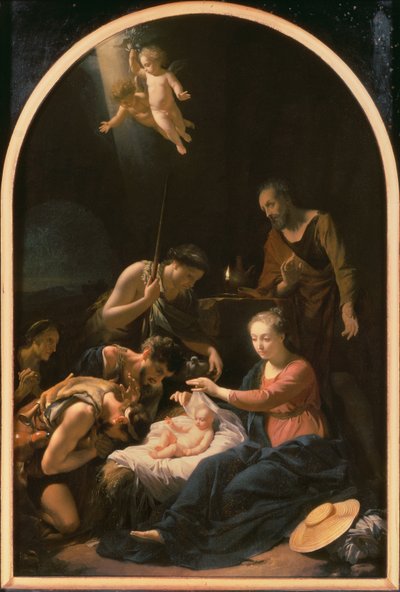 Klanění pastýřů, 1703 od Adriaan van der Werff