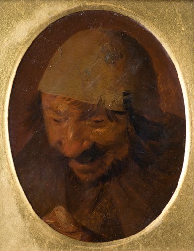 Portrét rolníka od Adriaen (attr.to) Brouwer