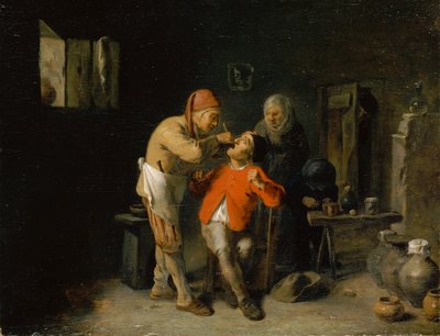 U zubaře od Adriaen Brouwer