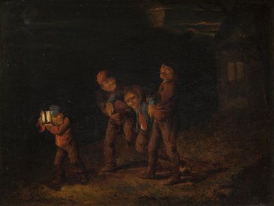 Vidět dům opilců od Adriaen Brouwer