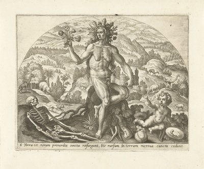 Půda The Four Elements (název série) od Adriaen Collaert