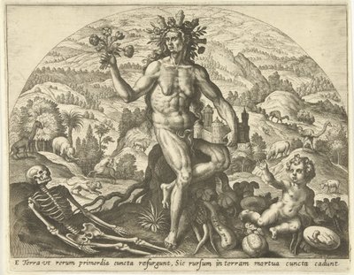 Půda The Four Elements (název série) od Adriaen Collaert