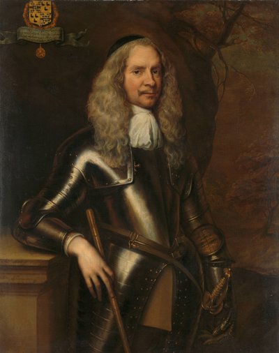 Cornelis van Aerssen (1600-62), lord Sommelsdijk, plukovník kavalérie od Adriaen Hanneman
