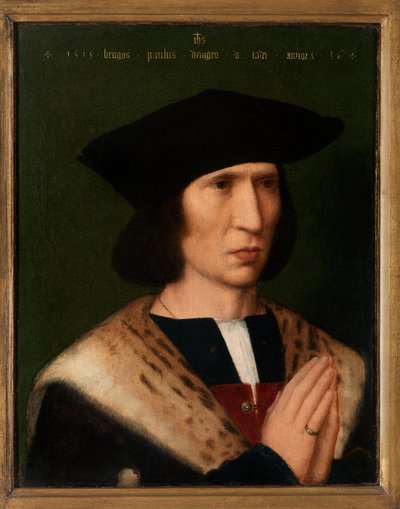 Portrét Pauluse de Nigro od Adriaen Isenbrandt or Isenbrant
