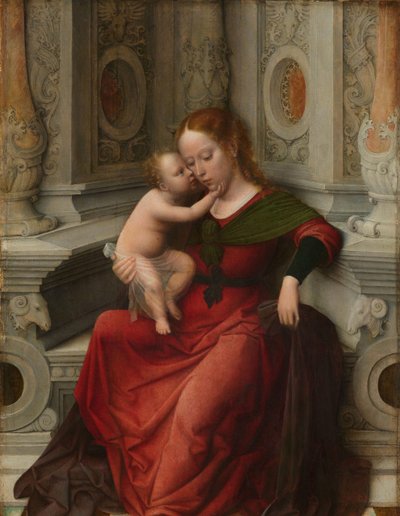 Panna a dítě Madonna a dítě od Adriaen Isenbrant (attributed to)
