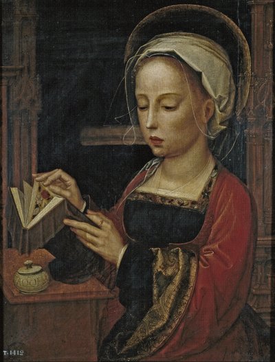 Marie Magdalena čtení od Adriaen Isenbrandt or Isenbrant