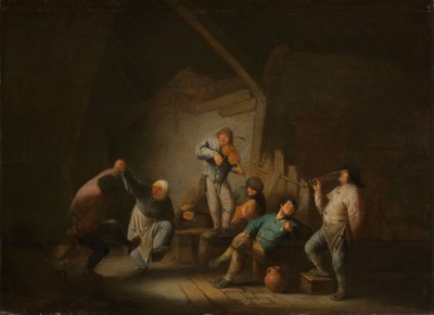Taneční pár, 1625-40 od Adriaen Jansz. van Ostade