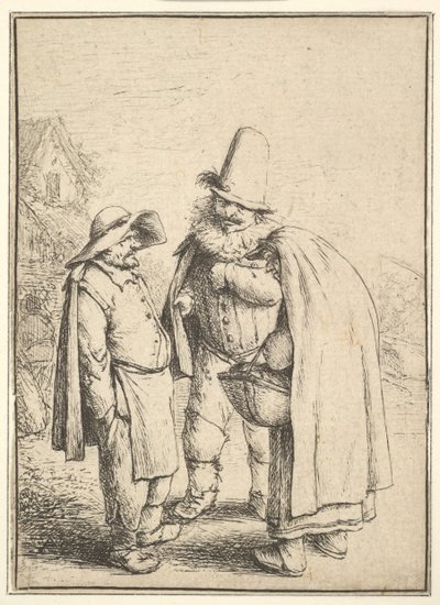 Groteskní postavy, 1610-85. od Adriaen Jansz. van Ostade