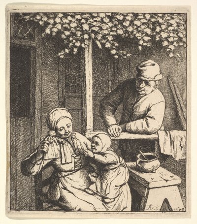 Panenka, 1610-85. od Adriaen Jansz. van Ostade