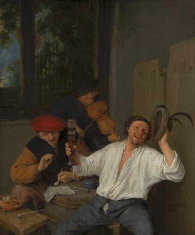 Veselí pijáci, 1659 od Adriaen Jansz. van Ostade
