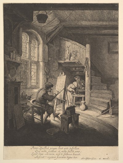 Malíř, 1610-85. od Adriaen Jansz. van Ostade