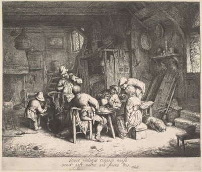 Chuť, 1610-85. od Adriaen Jansz. van Ostade