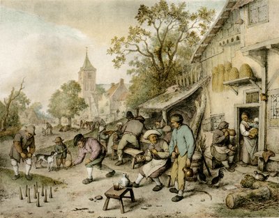 Bowleři od Adriaen Jansz. van Ostade