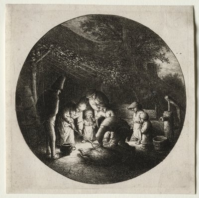 Zabijáci. od Adriaen Jansz. van Ostade