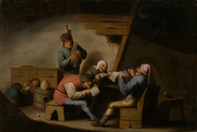 Vesničtí zpěváci od Adriaen Jansz. van Ostade