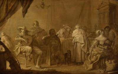 Hudební večírek od Adriaen Pietersz van de Venne