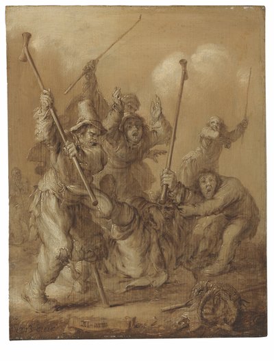 Al-Arm (olej na panelu) od Adriaen Pietersz van de Venne