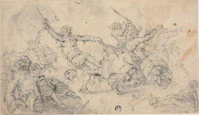 Rolníci ve rvačce od Adriaen Pietersz. van de Venne