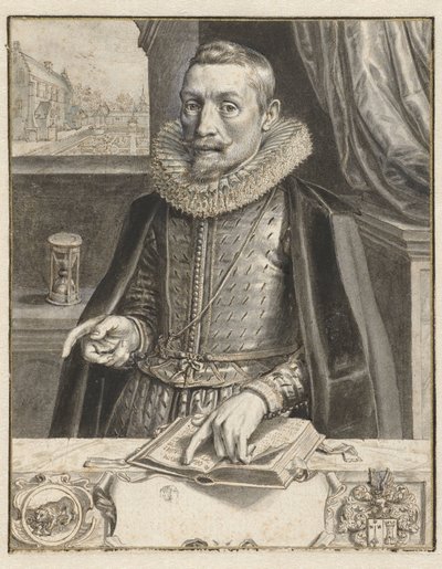 Portrét Jacoba Catse od Adriaen Pietersz van de Venne