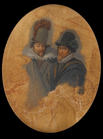 Portrét princů Mauritse (1567-1625) a Frederika Hendrika (1584-1647) od Adriaen Pietersz van de Venne