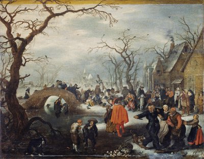 Masopustní úterý na venkově od Adriaen Pietersz van de Venne