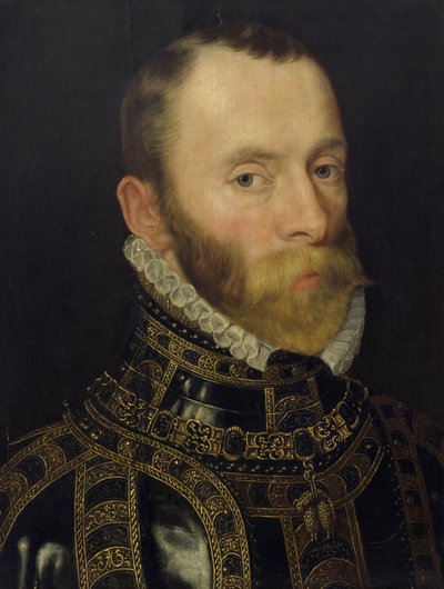 Portrét Philippa de Montmorency, hraběte z Hoornu od Adriaen Thomasz. Key