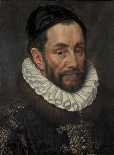 Portrét Viléma I. "Mlčenlivého" Oranžsko-Nasavského (1533-1584) od Adriaen Thomasz. Key