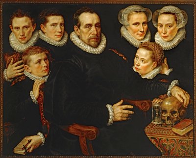 Portrét rodiny ... od Adriaen Thomasz Key