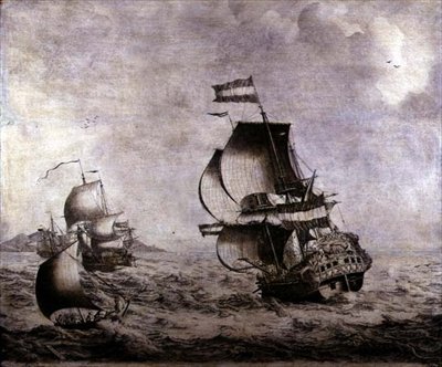 Válečná loď Overijssel od Adriaen van Salm