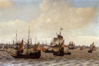 Doprava z Antverp (olej na plátně) od Adriaen van Diest