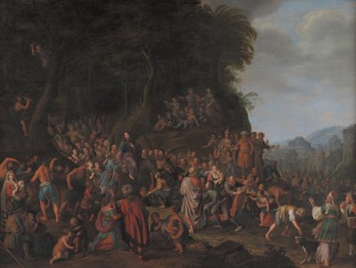 Kristův vjezd do Jeruzaléma od Adriaen van Nieulandt