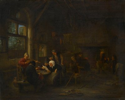 Večerní scéna v krčmě s houslistou od Adriaen van Ostade
