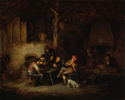 Venkovská společnost v hospodě od Adriaen van Ostade
