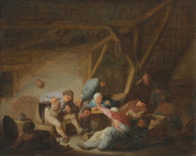 Selský interiér od Adriaen van Ostade