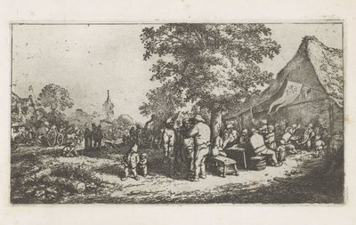Farmářský jarmark od Adriaen van Ostade
