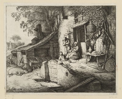 Přadlena od Adriaen van Ostade
