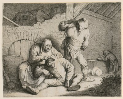 Odvšivování od Adriaen van Ostade